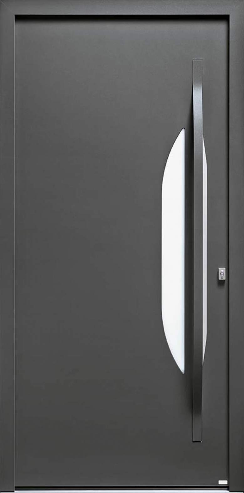 Porte d'entrée Aluminium Azur -